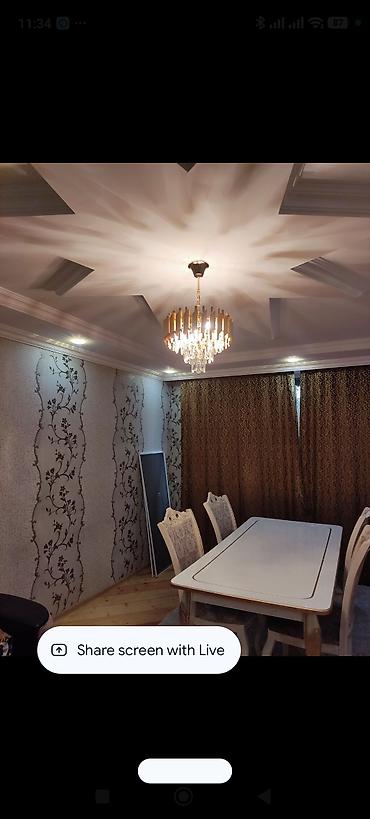 lokbatanda ev satisi: Muxtar Haciyev (Qlavniya yaxin) 4 otaq eşyali, remontlu 2 ci mertebe — 1
