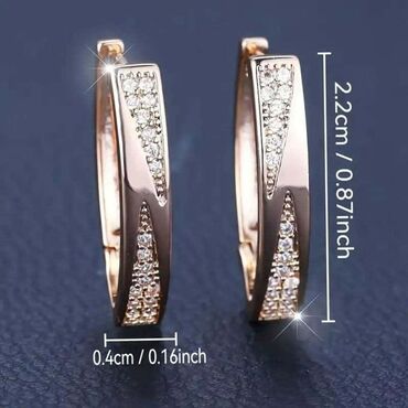 Minđuše: Set minđuša – elegantni modeli sa cirkonima Par 1000 din,dva para 1400 — 12