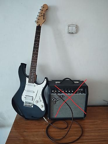 esp ltd: Электрогитара Yamaha (Indonesia)+ ремень + капо + шнур. В отличном — 1