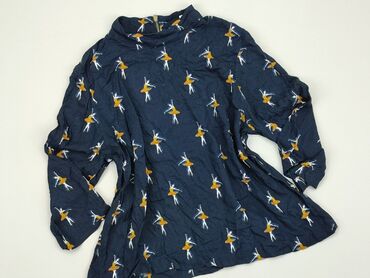 bluzki z transparentnymi rękawami: Blouse, H&M, XL (EU 42), condition - Good