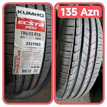 diski r16: Kumho avtomobil şinləri – müxtəlif ölçü və modellər. Mövcud modellər — 3