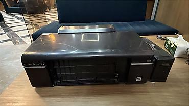 Принтеры: Epson L805 — и черно белый принтер canon — 2