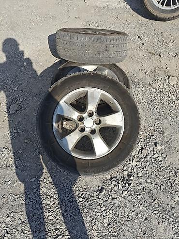 купить покрышки для авто: Колеса в сборе 225 / 60 / R 16, Лето, Б/у, Комплект, Легковые, Литые, отверстий - 5 — 1