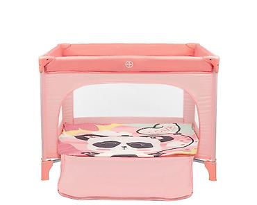 casadei papuce: KIKKA BOO Prenosiva ogradica sa zipom ENJOY – Panda, pink (šifra — 4