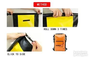 Sportske torbe i rančevi: Vodootporna torba 25L ranac za vodu za čamac, kajak, planinarenje na lalafo.rs — 9 Sportske torbe i rančevi: Vodootporna torba 25L ranac za vodu za čamac, kajak, planinarenje — 9