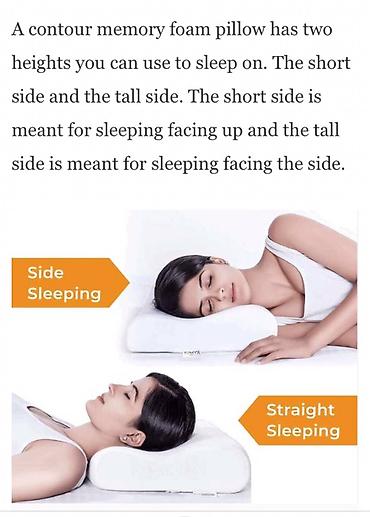 Подушки: Ортопедические подушки из вискоэластичной пены (memory foam): Высшее — 20