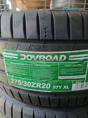 15 diski: Dovroad avtomobil şini. - Ölçü: 275/30 ZR20. - Yük/sürət indeksi — 1
