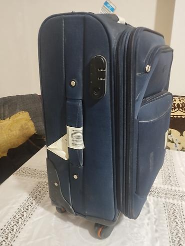 Çamadanlar: 3 ədəd səyahət çamadanı dəsti - Növ: Təkərli, teleskopik tutacaqlı — 3