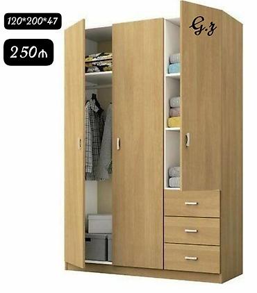 вешалки в коридор: **Dolab Sifarişlə *250₼*💫 *Ölçü:120*200*47* **Rəng seçimi sərbəst* — 1