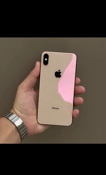 iphone xs max купить бу: IPhone Xs Max, Колдонулган, 64 ГБ, Алтын, Каптама, 88 %