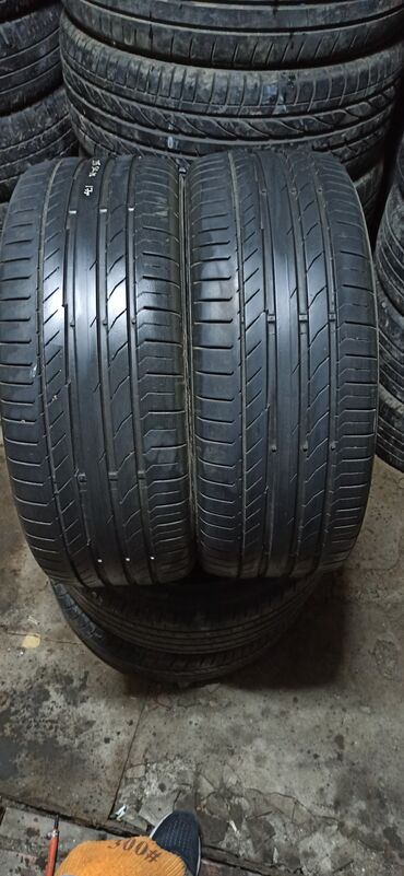 Шины: Шины 235 / 50 / R 18, Лето, Б/у, Пара, Легковые, Continental