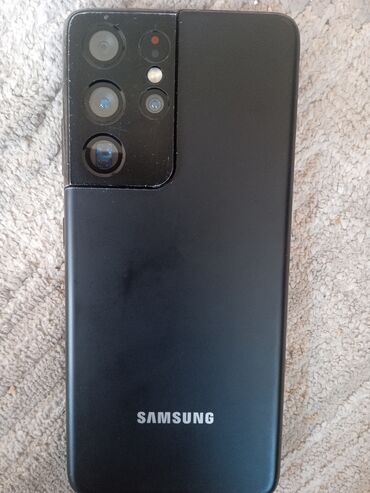 samsung galaxy s23 ultra цена в бишкеке: Samsung Galaxy S21 Ultra 5G, Б/у, 512 ГБ, цвет - Черный, 1 SIM