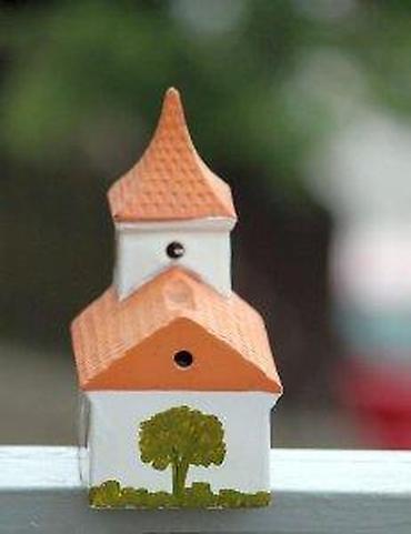 Figure: CHURCH vintage England Ceramic. Ručno slikano. Prelepa stara engeska — 10