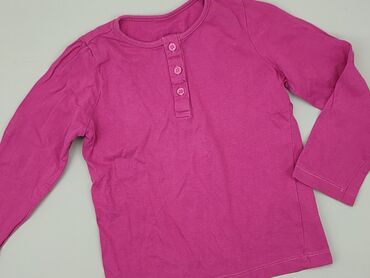 biała bluzka z długim rękawem: Bluzka, Mothercare, 4-5 lat, 104-110 cm, stan - Dobry