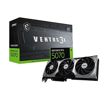 videokartlar: MSI GeForce RTX 5070 12G VENTUS 3X OC, 12GB GDDR7 MSI GeForce RTX — 1