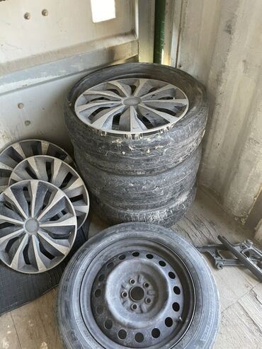 машина диска: Дөңгөлөктөр монтажда 205 / 60 / R 16, Комплект, Жеңил унаалар, Темир
