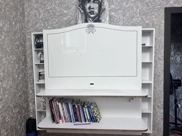 Компьютерный стол, Раскладной, MDF, Прямоугольный стол