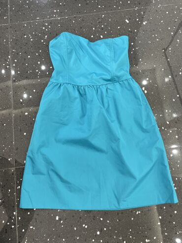 exterra haljine 2023: S (EU 36), color - Turquoise, Cocktail, Without sleeves