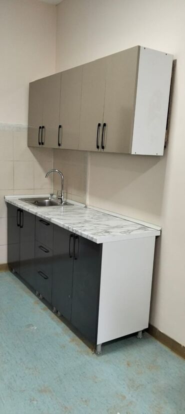 Sifarişlə ofis dəst mebeli: Mebel istehsalı və quraşdırma xidməti - Ofis masaları: İki rəngli — 74