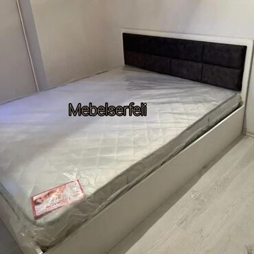 матрасы в баку: Новый, Двуспальная кровать, Без подьемного механизма, С матрасом, Без выдвижных ящиков, Азербайджан