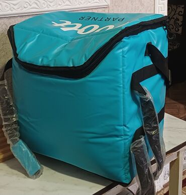 термолента для принтеров чеков 80х80х12мм арт 2082 чековая лента: Wolt Partner çatdırılma çantası - Rəng: firuzə mavi - Tip: izotermik