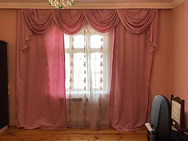 cılçıraq: İşlənmiş, Satin Pərdə, rəng - Çəhrayı, Pulsuz çatdırılma — 2