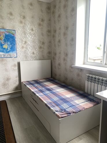 кровати для девочек: Спальный гарнитур, Односпальная кровать, цвет - Белый