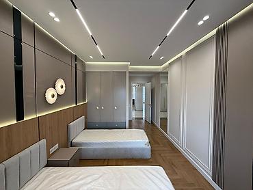 квартиры с мебелью: 3 комнаты, 105 м², Асанбай мкр Элитка, 10 этаж, Дизайнерский ремонт — 1
