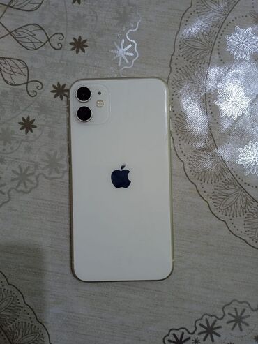 iphone 11 arxalıq: IPhone 11, 64 GB, Ağ, Face ID