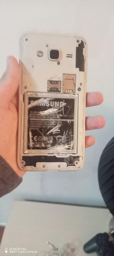 xarab telefon satisi: Samsung Galaxy J3 2016, rəng - Qızılı, Qırıq — 4