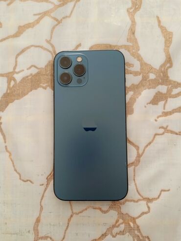 Apple iPhone: IPhone 12 Pro Max, 256 GB, Pacific Blue, Face ID