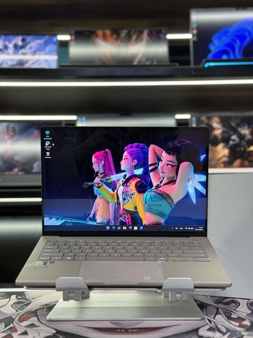 рабочий ноутбук hp: Ультрабук, Asus, 16 ГБ ОЭТ, Snapdragon X Plus, 14 ", Жумуш, окуу үчүн, эс тутум NVMe SSD
