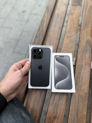 Apple iPhone: IPhone 15 Pro, 256 GB, Qara, Face ID — 28