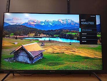 ТВ и видео: Samsung UHD TV 43AU7100 - Ekran: 43 düym, 4K UHD (3840x2160) həlli - — 1