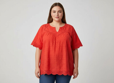 bluzki na jedno ramię reserved: Women's blouse, size 7XL