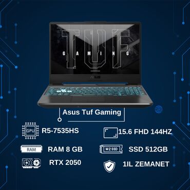 asus p505: Yeni ASUS TUF Gaming, 15.6 ", AMD Ryzen 5, 512 GB, Ünvandan götürmə, Pulsuz çatdırılma