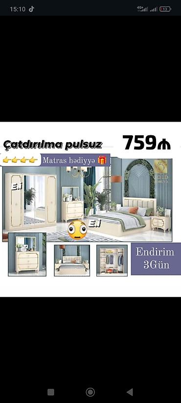madeyra mebel stol stul: - Məhsul: Yemək otağı üçün masa və 6 stuldan ibarət dəst - Dizayn — 3