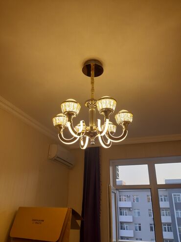 gece - Azərbaycan: Çılçırag 6 lampa led özel bir luaturadı ve gece gündüz rejimi var