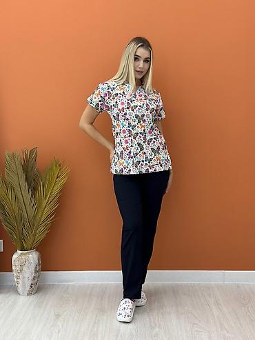 вещи аниме: Медицинские scrub-топы с принтами + хирургические шапочки - Унисекс и — 1