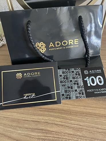 gul hediye: Məhsul: ADORE Perfumery & Cosmetics hədiyyə kartı - Nominal: 100 — 1