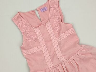 czarne rajstopy do granatowej sukienki: Dress, F&F, 7 years, 116-122 cm, condition - Very good