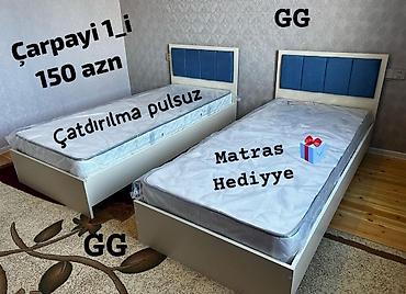 Çarpayılar: Çarpayı – tək nəfərlik model - Ölçü: tək ölçü (standard tək nəfərlik — 4