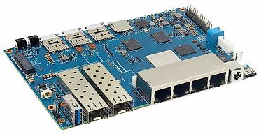 Модемы и сетевое оборудование: Banana Pi R4 (BPI-R4) Покупалась под проект В комплекте плата + блок — 1
