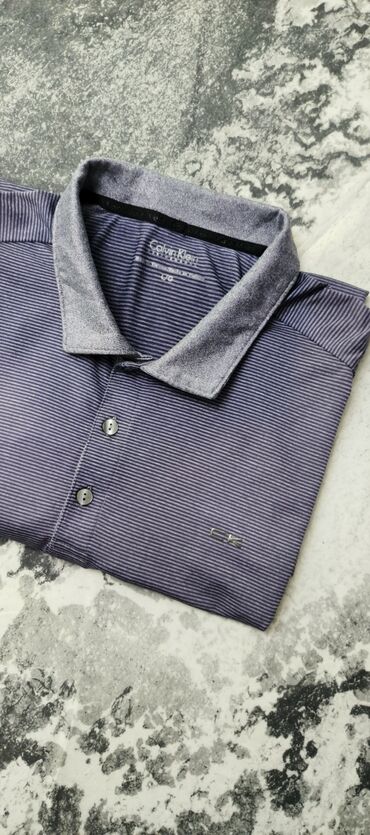 Сковородки: Мужское поло, Calvin Klein, L (EU 40), цвет - Сиреневый