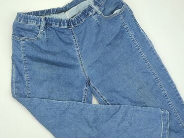 oliwkowe jeansy damskie: Jeans, XL (EU 42), condition - Fair