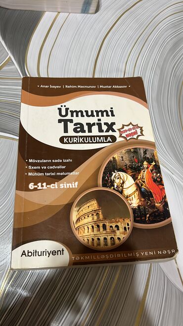 10 cu sinif azərbaycan tarix dersliyi pdf: Anar İsayev Ümumi tarix 4azn