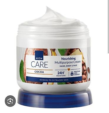 teget helanke: **Avon Care Cocoa višenamenska hranljiva krema za ruke, telo i lice** — 1