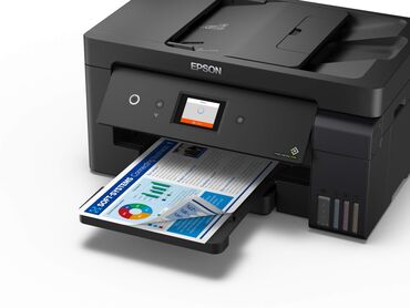 маленький принтер: Epson L14158 (L14150) компактное бескартриджное МФУ 4-в-1