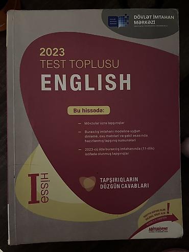 dərs kitabları: İngilis dili Testlər 11-ci sinif, DİM, 1-ci hissə, 2023 il — 1
