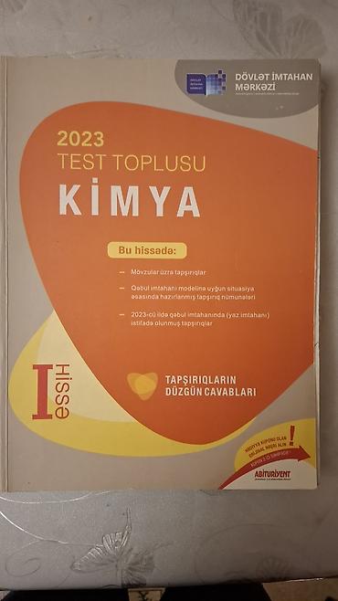 informatika kitabi: 4 manat Kimya DİM test toplusu 2023 . Çatdırılma metrolara və ya — 1